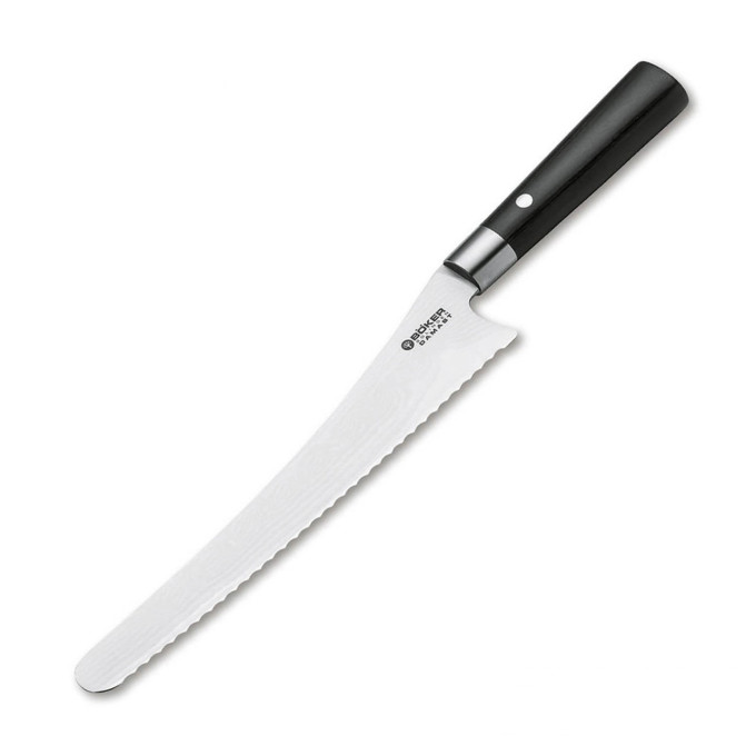 Нож кухонный BOKER BLACK BREAD KNIFE BK130423DAM